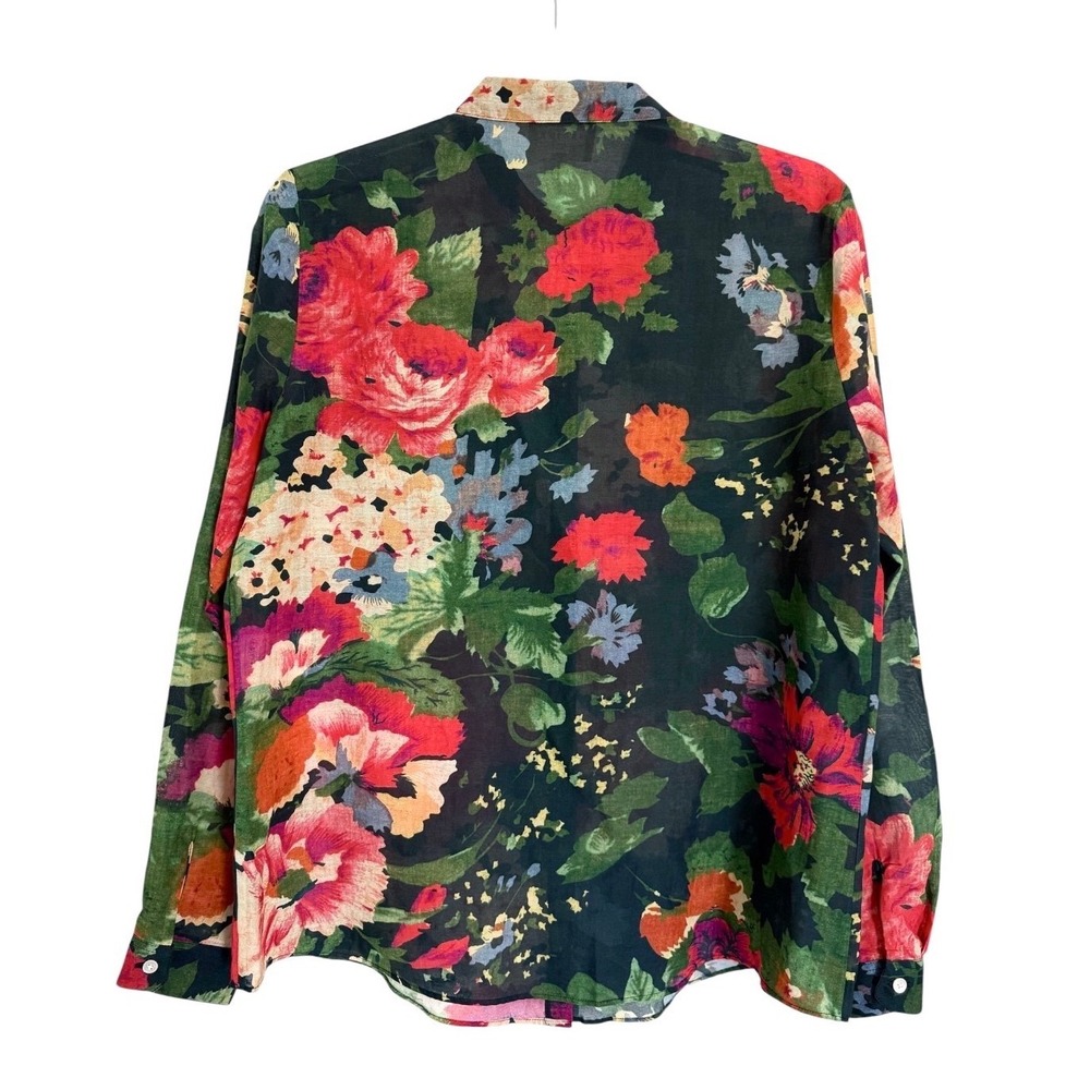 Sézane Pierro Floral Print Shirt 36 - Picture 8 of 10